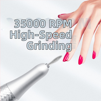 Φορητό επαναφορτιζόμενο τριβείο νυχιών για λίμα και αφαίρεση, υψηλής ισχύος