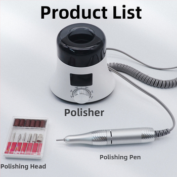 Φορητό επαναφορτιζόμενο τριβείο νυχιών για λίμα και αφαίρεση, υψηλής ισχύος