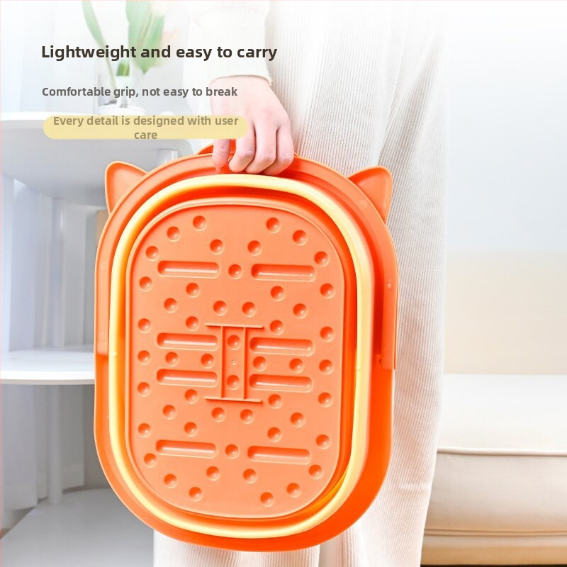 Сгъваема ваничка за крака за домашна употреба, лека пластмасова ваничка с удебелен дизайн, за жени и бременни, без водоснабдяване, модерен и минималистичен стил