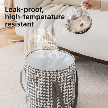 Sulankstoma pėdų vonelė su penkių sluoksnių izoliacija, nailono medžiaga, kelionėms