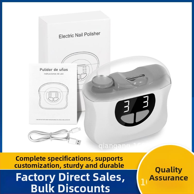 Elektriniai nagų kirpimo įrankiai, modelis QG-ZJD, plastikinis korpusas, minimalistinis stilius, universalus naudojimas