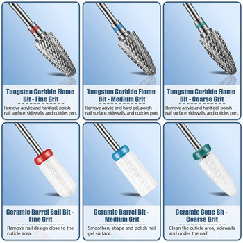 Σετ 13 τεμαχίων εργαλείων μανικιούρ με βολφράμι-ατσάλι και κεραμικό γυαλιστικό για την επιφάνεια των νυχιών, αφαίρεση νεκρού δέρματος, καθαρισμό, βάρος 60 g