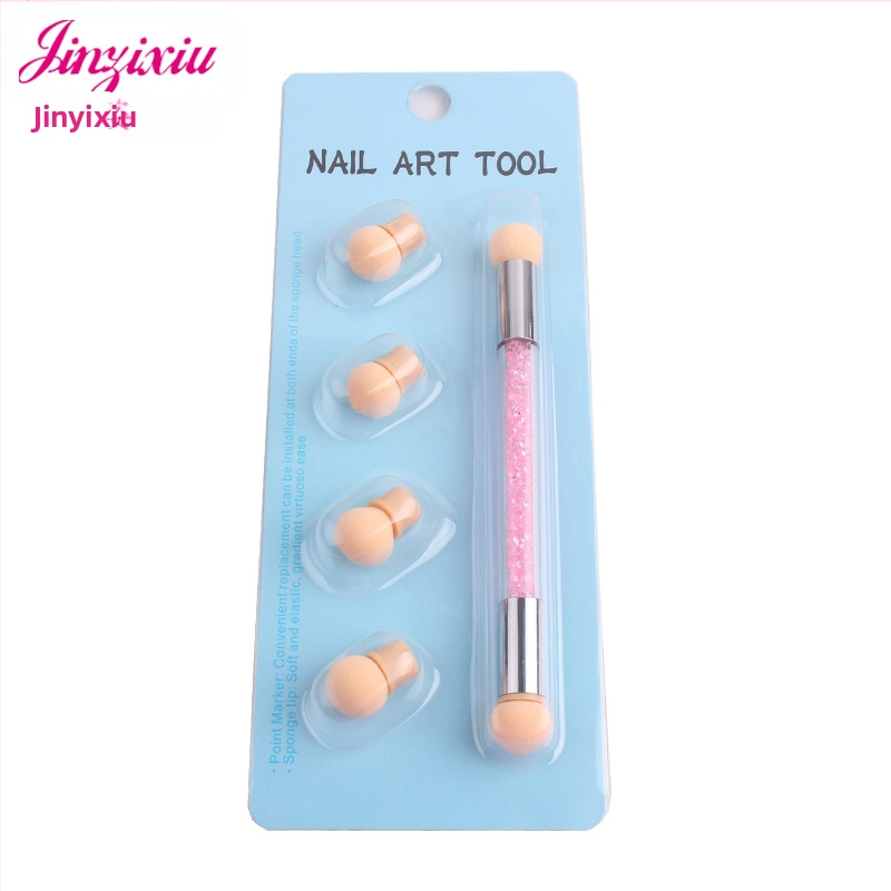 Маникюрна градиентна писалка — двуостра, миещи се и сменяеми върхове, акрилна дръжка, 41,5 g