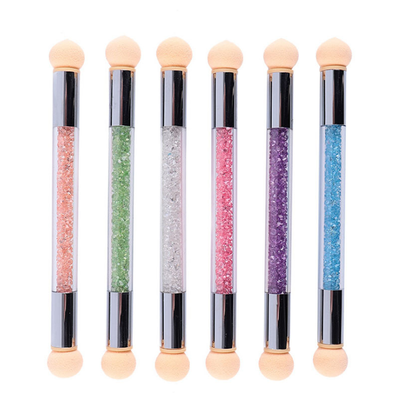 Πένα gradient για νύχια — Διπλής Όψεως, Πλενόμενες και Αντικαταστάσιμες Άκρες, Ακρυλική Λαβή, 41,5 g