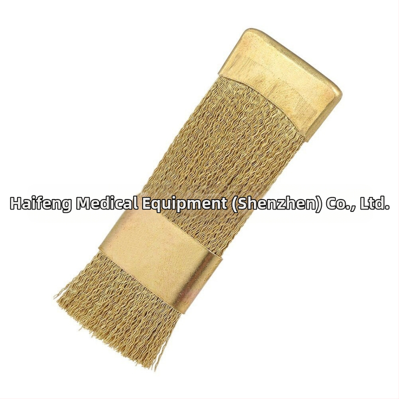 Fogászati rézdrótos tisztító kefe gyökércsatorna fájlok tisztítására; rézdrótos kefe esztergagéphez; manikűrhöz használt rézdrótos kefe – 20 g, OEM