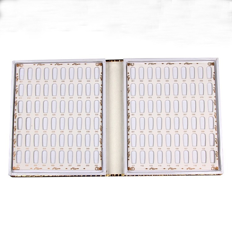 Unelte pentru unghii: Carte de afișaj pentru gel unghii, 1 set, plastic