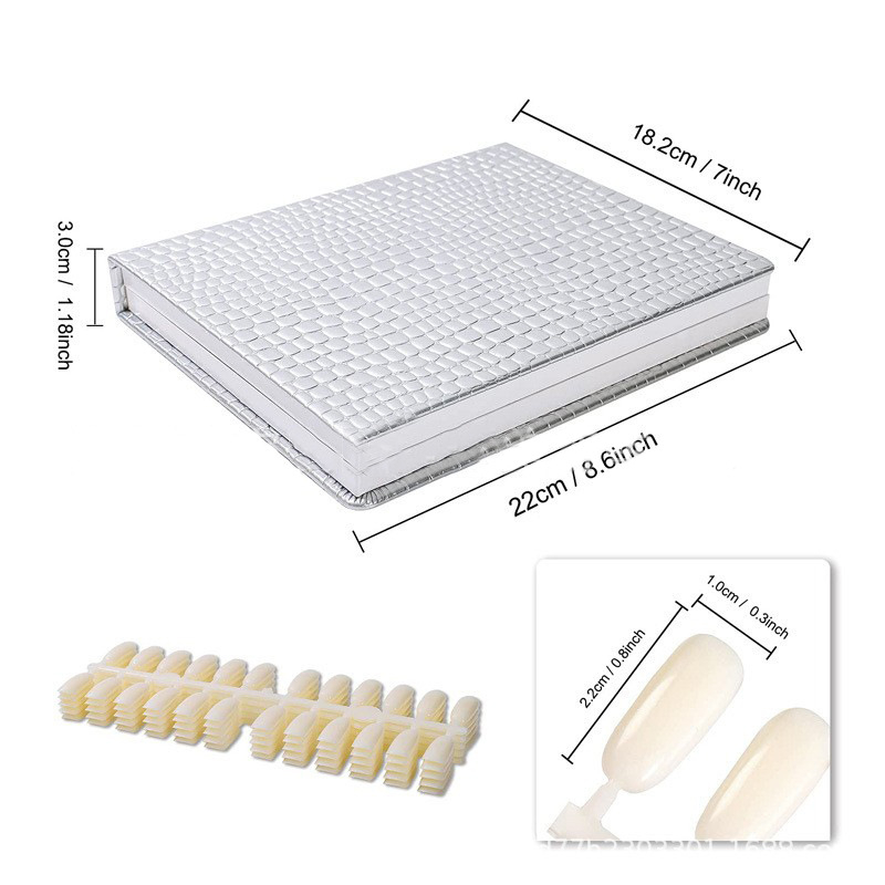 Unelte pentru unghii: Carte de afișaj pentru gel unghii, 1 set, plastic