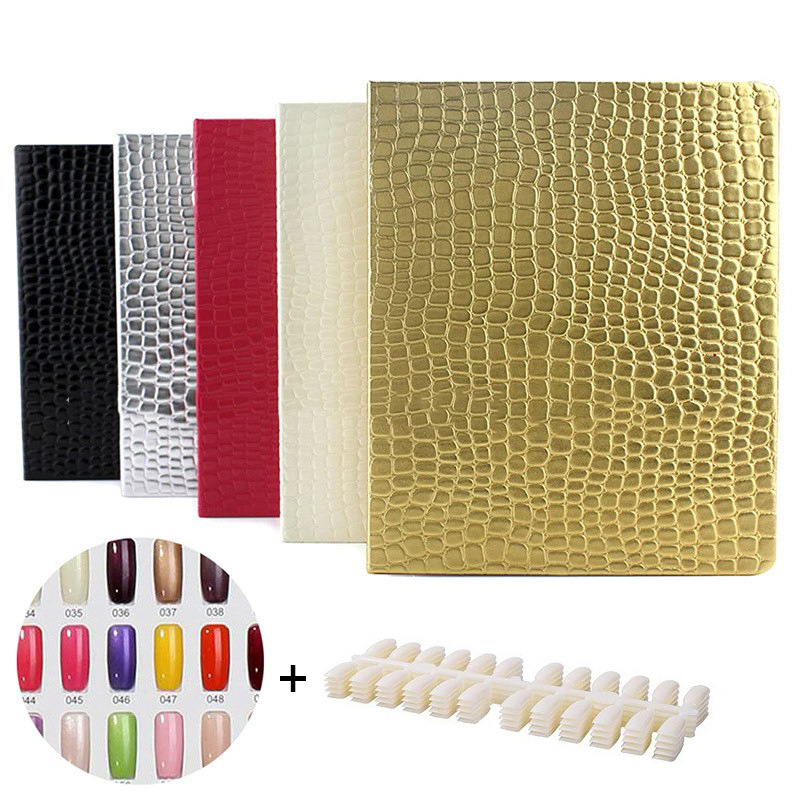 Unelte pentru unghii: Carte de afișaj pentru gel unghii, 1 set, plastic