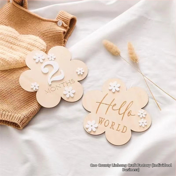 Ξύλινο πινακίδιο γέννησης – Ξύλο; Lin Hong; Μοντέρνο και μινιμαλιστικό στυλ