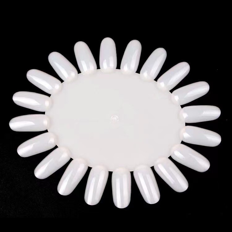 Ploča za nokte s motívom suncokreta, ovalna - jednostavan stil, nacionalna marka, za dame