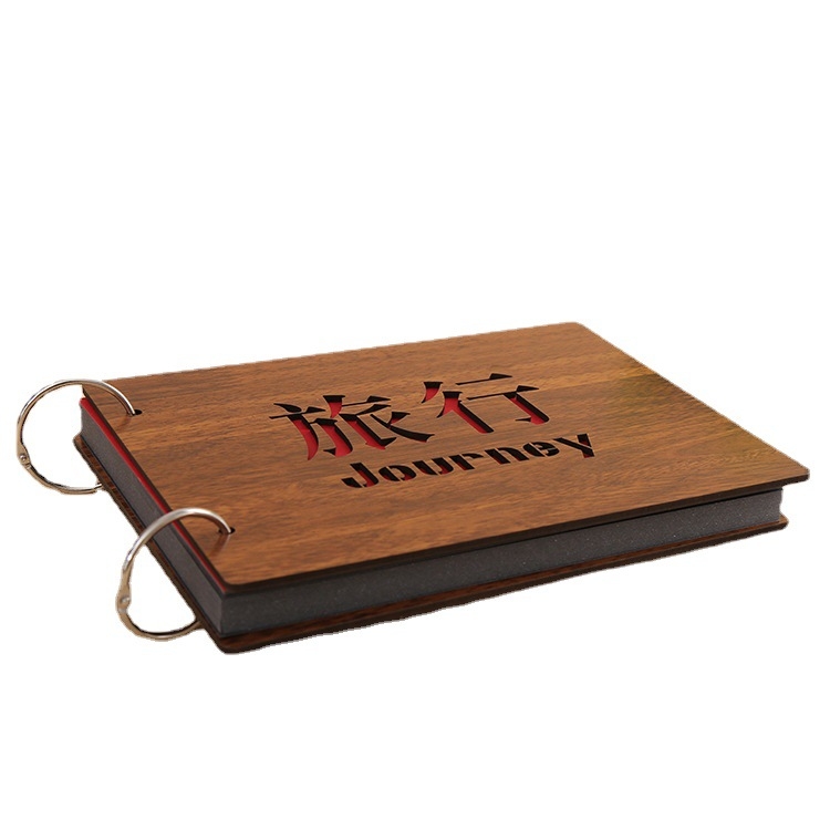 DIY фотоалбум с подвижни страници, обложка от крафт хартия, 30 страници, печат на лого, възможност за персонализация