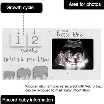 Ξύλινο πλαίσιο φωτογραφιών μωρού με εικόνα υπερήχου – μάρκα Asahi Yida, μοντέρνος μινιμαλιστικός σχεδιασμός