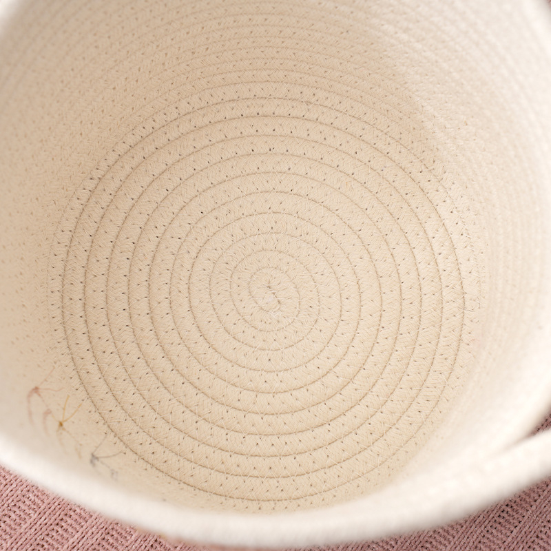 Cartoon Rainbow hímzéssel készült tárolókosár pamutfonalból; Modell YY018-02; Márka: Yuyang; Anyag: pamutfonal; Stílus: Modern egyszerű; Piaci bevezetés: 2022 nyár