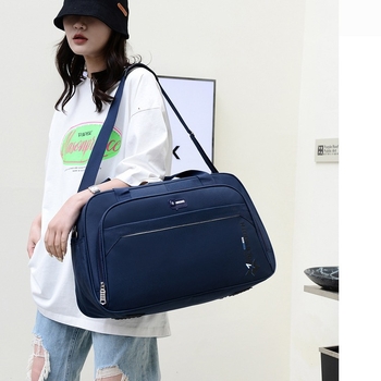 Τσάντα για μικρά ταξίδια, 36-55L χωρητικότητα, Oxford ύφασμα, αδιάβροχη και υπερ-ελαφριά, unisex