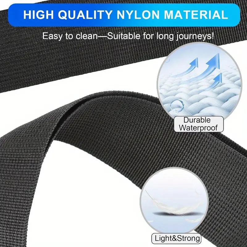 Bomiko neilona bagāžas siksna ar krusta dizainu un kombinētā slēdzenes mehānisms ceļojumiem