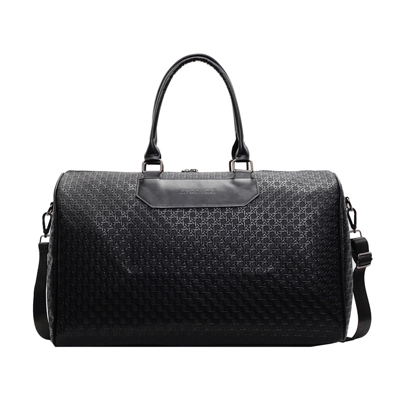 Uniszex tornatermi/úti duffel táska 36-55L, vízálló, poliészter bélés, egyszínű minta, utcai stílus