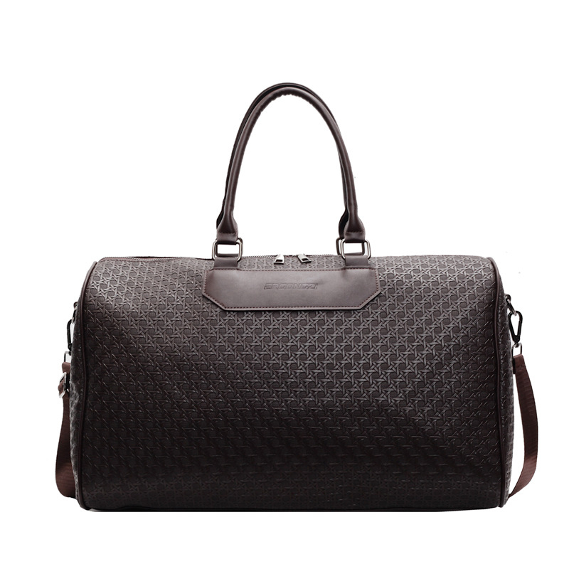 Uniszex tornatermi/úti duffel táska 36-55L, vízálló, poliészter bélés, egyszínű minta, utcai stílus