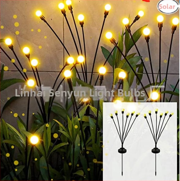 Външни соларни светулкови светлини за двор и градина – декоративни светлинни низове, 0.03W на светлина, ≤36V, слънчево захранване, IP55, управление с клавиш/дистанционно