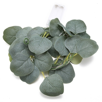 LED αλυσίδα φωτισμού από ευκάλυπτο ρατάν, κεφαλή E27, πλαστικό περίβλημα, μοντέλο 1054823690, Χριστουγεννιάτικη διακόσμηση, IP54, 100000 lm