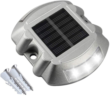 Napelemes kültéri LED padlólámpa sétányokhoz, IP67, 2 W, 2,4 V, üzemidő 16–24 óra