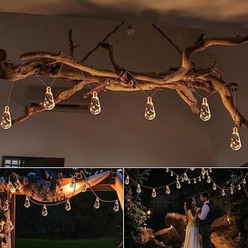 LED соларна въжена светлина със звезден ефект за външна декорация, IP65, 0.06W, 3V, управление с бутон, модел JL81, марка Yimao