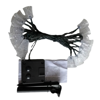 Lauko varpelio formos LED girlianda, saulės energija, IP44 atsparus vandeniui, modelis MD1017-1, galia 0.9W