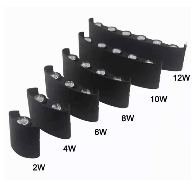 Išorinis sieninis LED apšvietimas, sieninis montavimas, IP65 atsparus vandeniui, aliuminio korpusas, 1200 lm, 220V, 3000-6500K