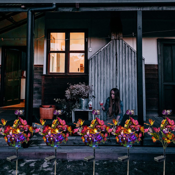 Beidou Deer Ηλιακά LED φτερωτά φώτα κήπου με πεταλούδα, IP65 αδιάβροχα εξωτερικού, 6-12 ώρες λειτουργίας, 1.2V 0.05W LED, χειροκίνητος διακόπτης