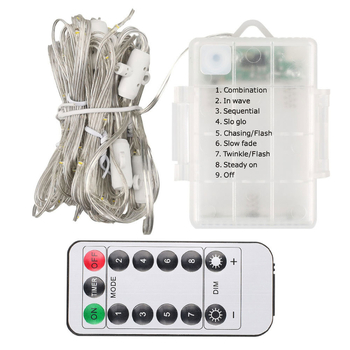 LED слънчева чадърна лампа — IP65 външно осветление, 4.5V, 50 000 ч живот, работа 6–12 ч, Green Lantern