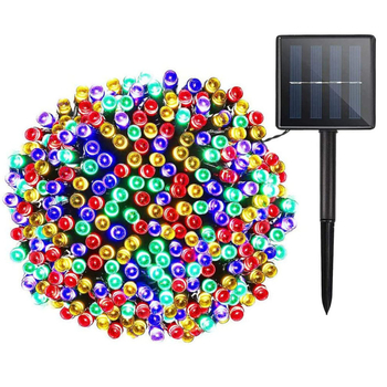 Saulės energijos Kalėdinė šviesų virvutė dekoracijoms, 1.2 V įėjimo įtampa, modelis AI20200916012, mygtuko valdymas