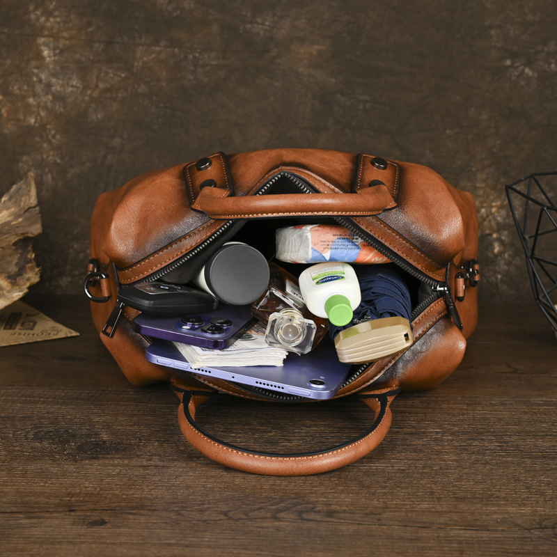 Női retro PU tote táska reliefes felülettel, kézben és crossbody hordható, tavasz 2024