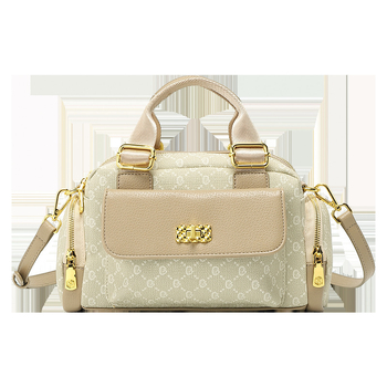 Mikaisi Dumpling Bag – PU városi stílusú táska fedéllel, cipzáras zárás, poliészter bélés, dumpling alakú