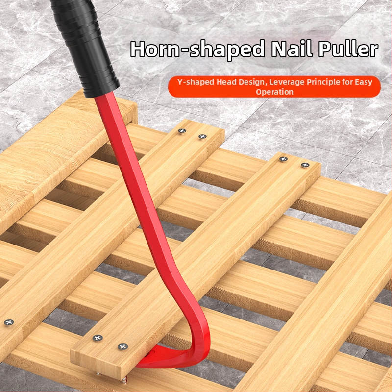 Maibu 1339 Котешки нокът — лост за изваждане на пирони за дървен под и плочки, инструмент с плоска глава и кука