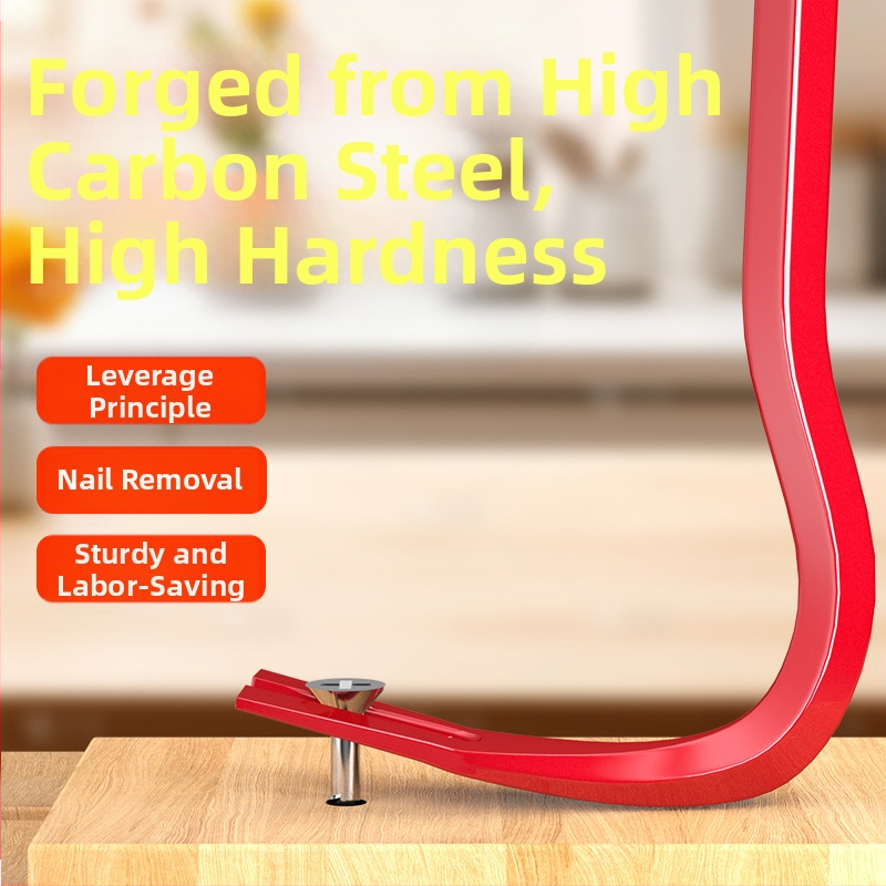 Maibu 1339 Котешки нокът — лост за изваждане на пирони за дървен под и плочки, инструмент с плоска глава и кука