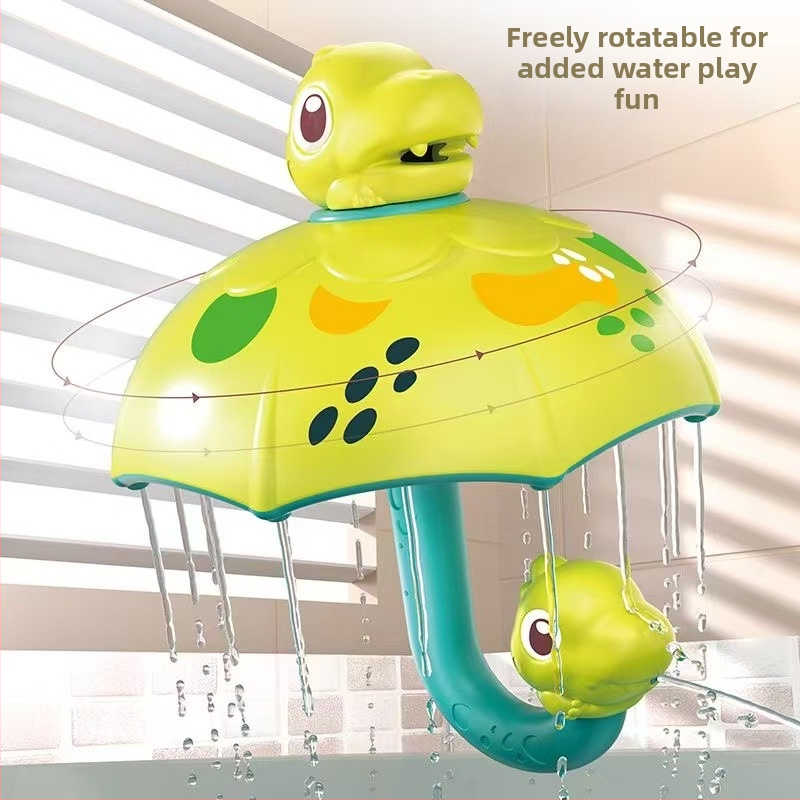 Пластмасова водна играчка за вана с динозавър, пръска вода, интерактивна за родители и деца (4–6 години)