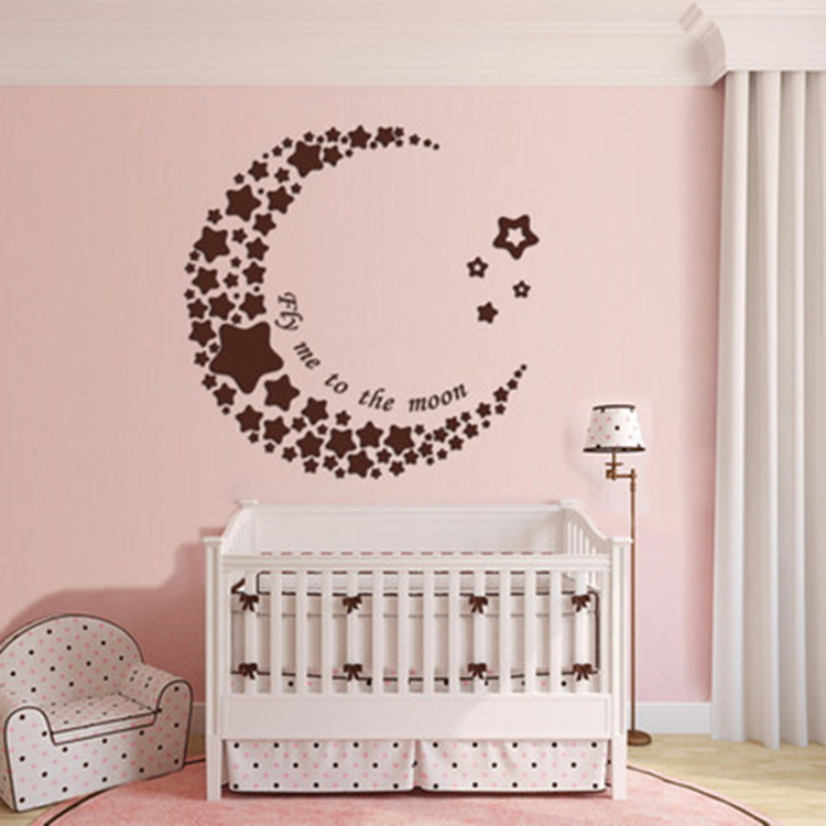 3D akril falmatricák, rajzfilm stílus, Cartoon/Anime minta, vízálló, gyerekszobába