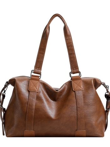 PU anyagú tote táska, vízszintes négyzet alakú, cipzáras nyitás, poliészter bélés