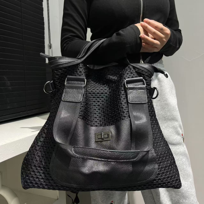 Valódi bőr tote táska, városi minimalist stílus, vízszintes négyzet alakú, cipzáras záródás, belső zseb a telefon számára, poliészter bélés.