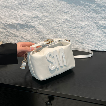 Улична чанта през рамо, тип кутийка, PU кожа, цип, джоб за телефон