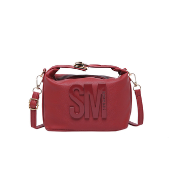 Улична чанта през рамо, тип кутийка, PU кожа, цип, джоб за телефон