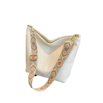 Geantă PU Tote — Inspirație vintage, formă orizontală pătrată, închidere cu fermoar, buzunar interior cu fermoar, cu o singură curea