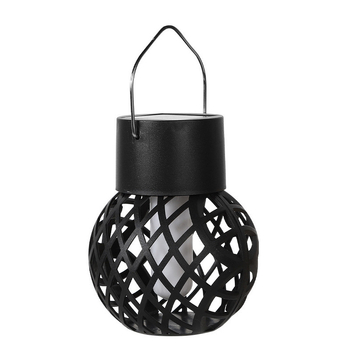 Napelemes lámpa lángoló gömb formájú, LED, 5W, 1,2V, 6–12 óra folyamatos működés, kültéri esőálló