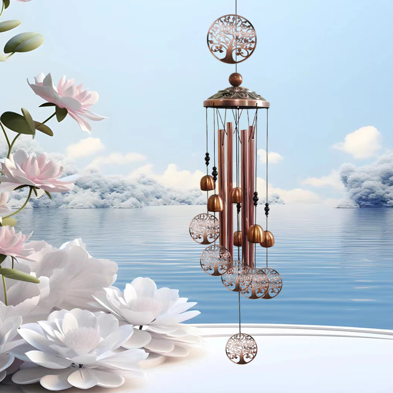 Μεταλλικό κουδουνάκι ανέμου, απλό και μοντέρνο κρεμαστό διακοσμητικό