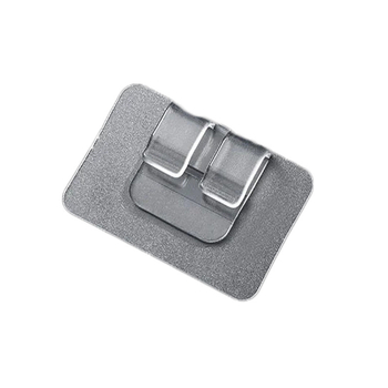 Ακρυλικός γάντζος τοίχου με αυτοκόλλητη εγκατάσταση, χωρίς τρύπες, διαφανής, διπλός γάντζος, φορτίο έως 2 kg, μινιμαλιστικό σχέδιο