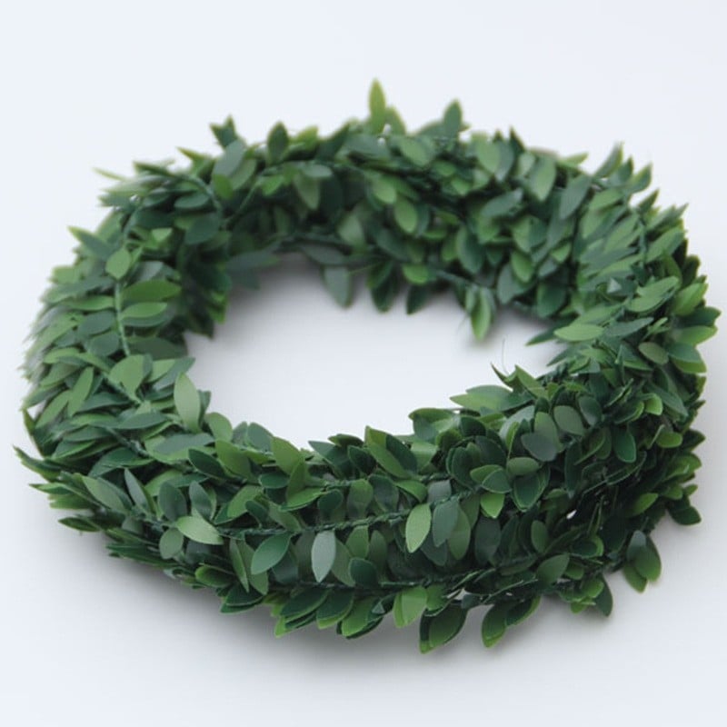 Kézzel készített műleveles koszorú PVC dróttal, DIY fonáshoz (Márka: multi-crown; Anyag: 22797322520; Feldolgozás: 21293662985; Típus: Koszorú; Használat: esküvők, fotórekvizítumok, otthoni dekoráció)