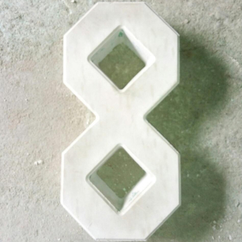 Πλαστικό καλούπι 8-σχήματος για τεμάχια γκαζόν και πεζοδρομίων — Shengfeng, πολυπροπυλένιο, φορητή μονοκάψουλη φόρμα, κινητή μήτρα, πλαστικά δομικά υλικά