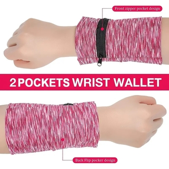 Unisex rankinė telefonui bėgimui — ultralengva, kvėpuojanti iš poliesterio, dryžių raštu, skirta lauko sportui.