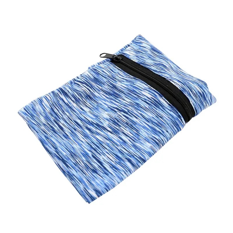 Unisex rankinė telefonui bėgimui — ultralengva, kvėpuojanti iš poliesterio, dryžių raštu, skirta lauko sportui.