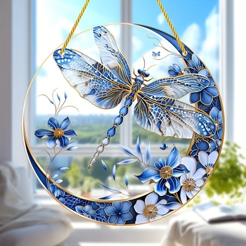 Κήπος Dragonfly Suncatcher, ακρυλικό, εκτυπωμένο (RY; ακρυλικό; εκτύπωση)