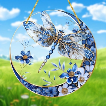 Κήπος Dragonfly Suncatcher, ακρυλικό, εκτυπωμένο (RY; ακρυλικό; εκτύπωση)